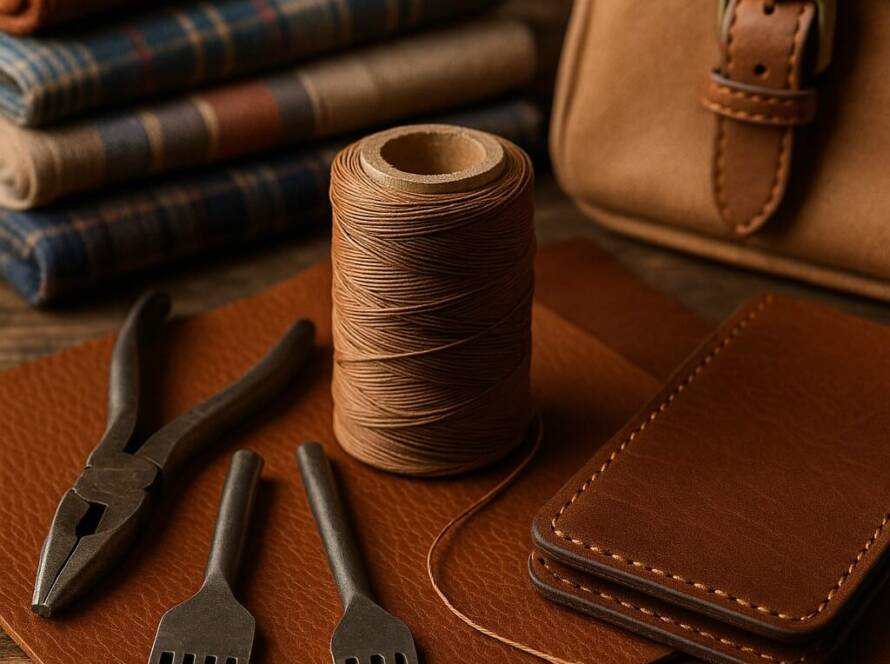 Lavorazione pelletteria e tessuti, strumenti artigianali e materiali per automazione tessile