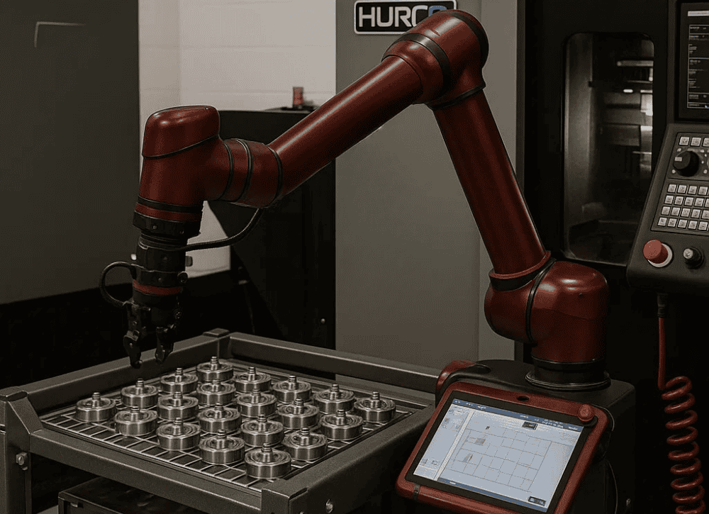 cobot di asservimento macchina