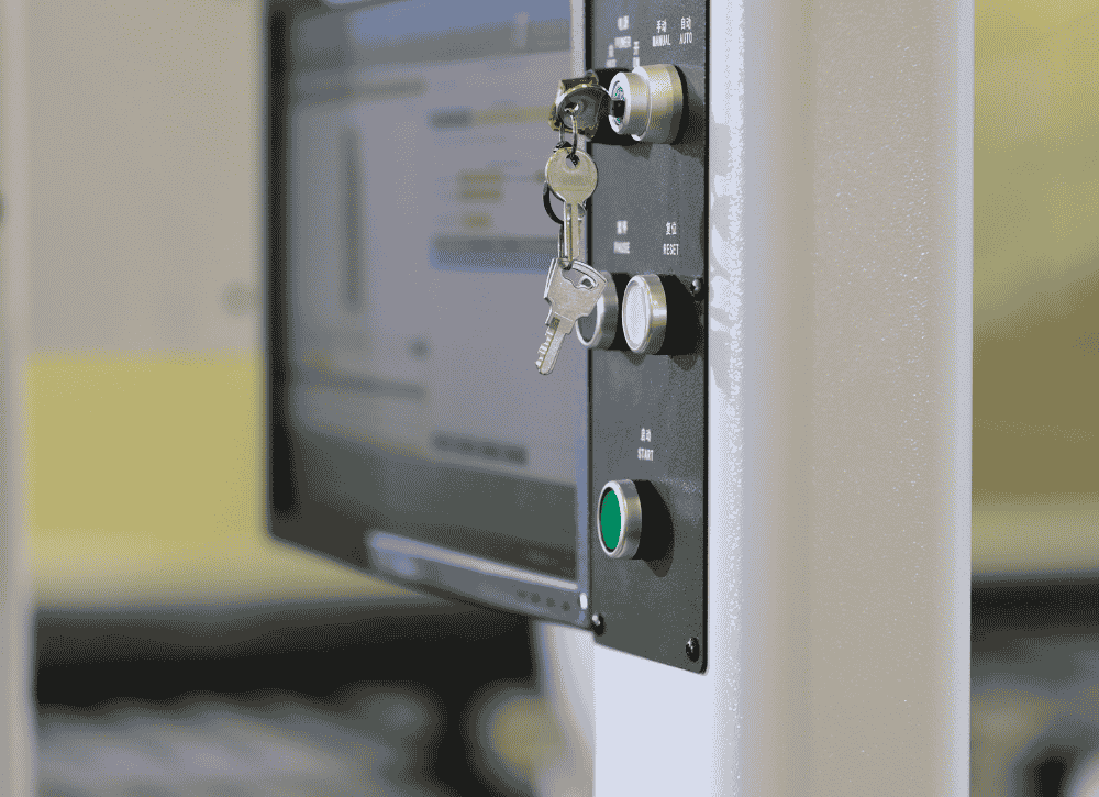 schermata con un software HMI/SCADA