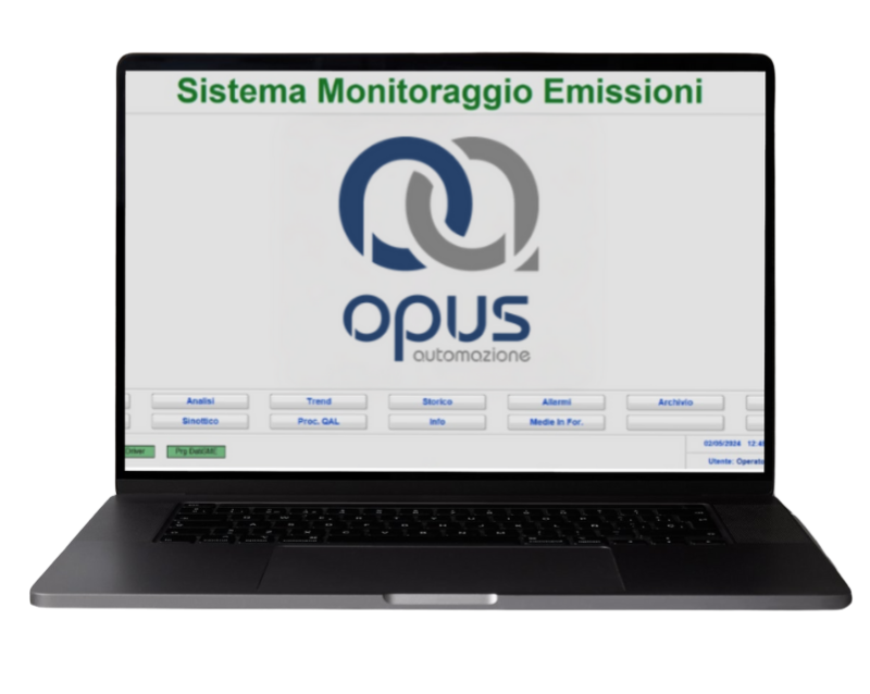 rappresentazione della schermata home del software DatiSME