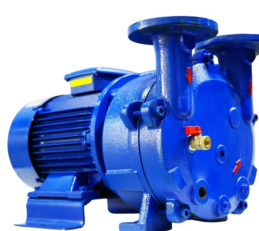 Compressore centrifugo industriale in evidenza