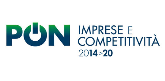 Logo PON relativo al bando regionale per imprese e competitività